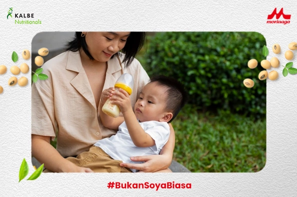 Anak kecil digendong